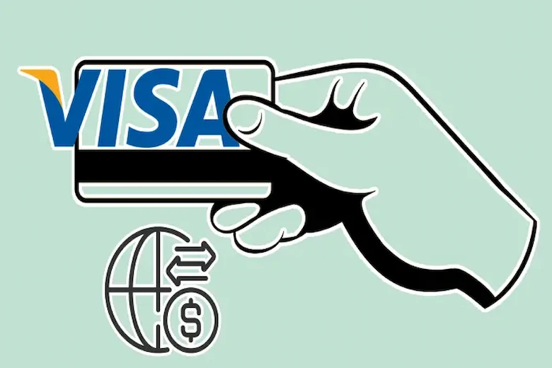 تصویری از ویزا کارت - a picture of Visa card